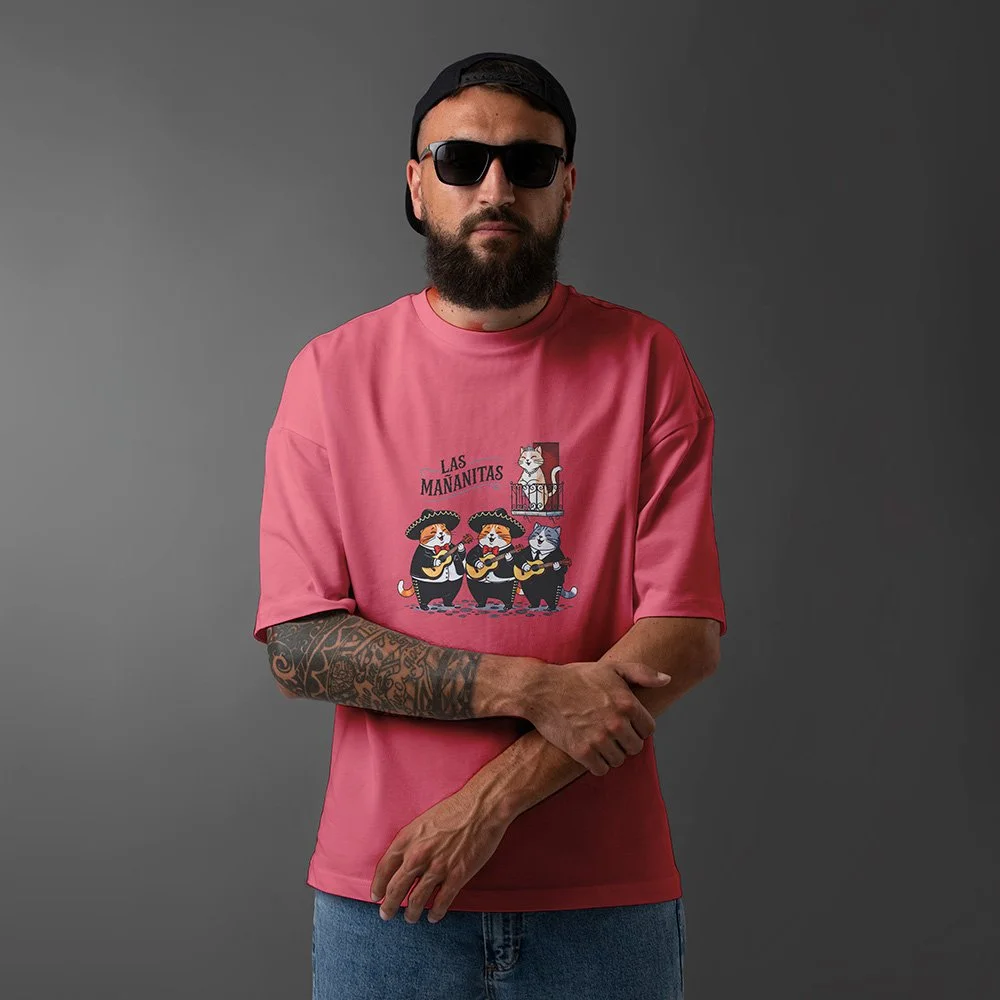 Tshirt-Las Mañanitas-Vintage Red.jpg