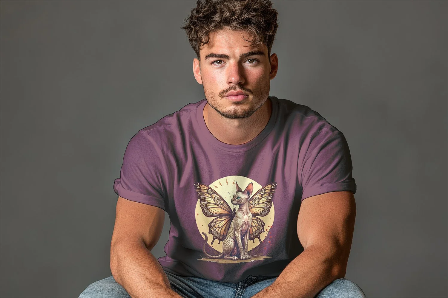 Eqyptian Cat  - Maroon.jpg