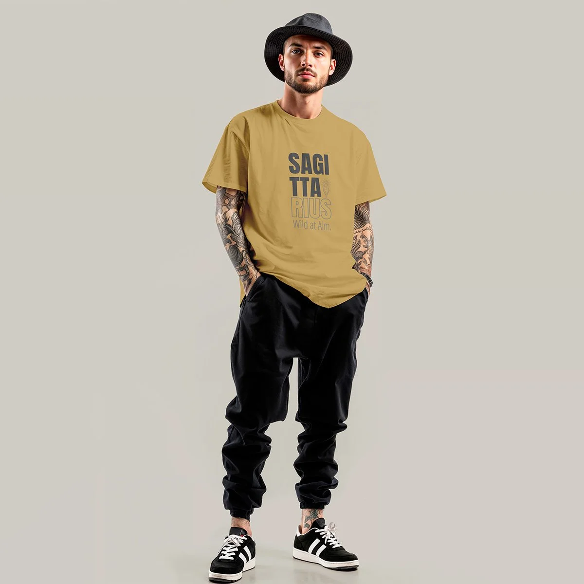 Tshirt-Sagittarius-Antique Gold.jpg