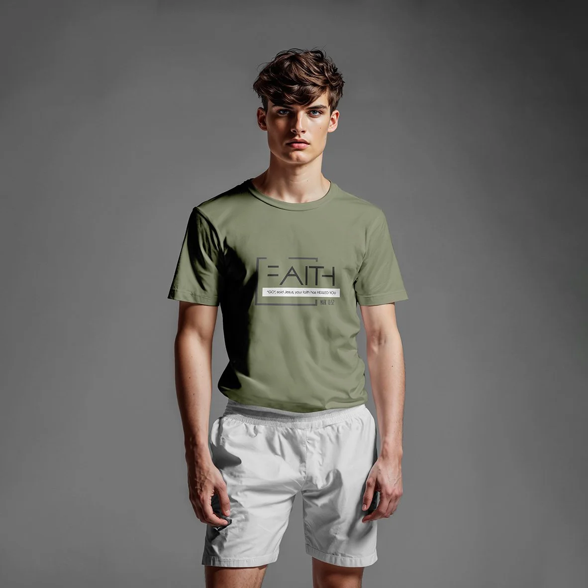 Tshirt-Faith Mark - Light Olive.jpg