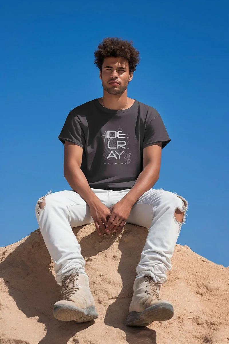 Tshirt-Delray Beach-Graphite Black.jpg