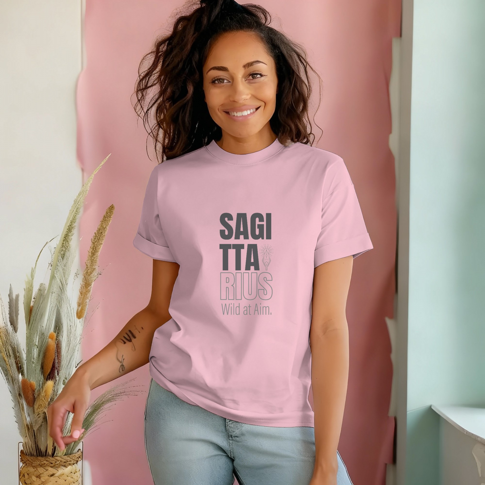 Women's Tshirt - Sagittarius-Pink.jpeg