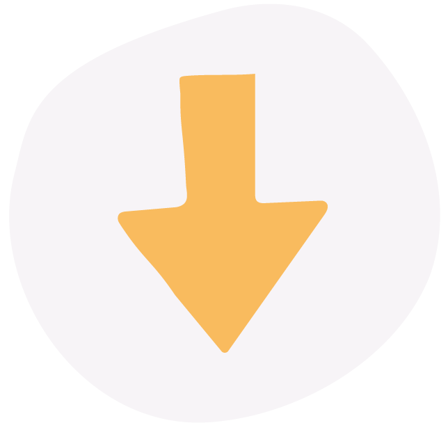 Yellow downward arrow icon