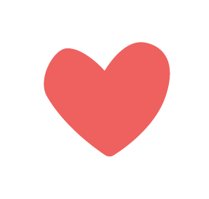 Red heart icon