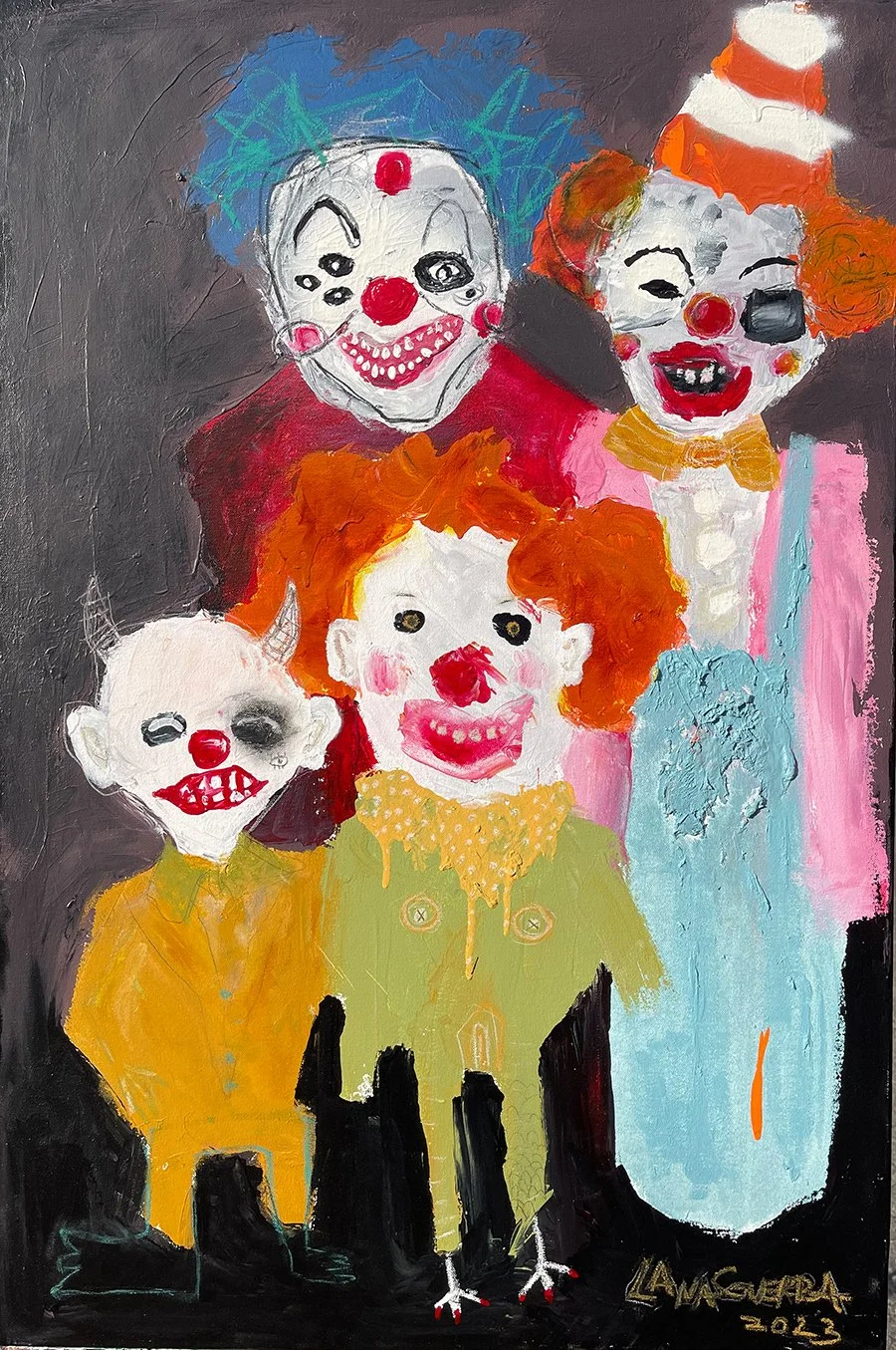 Happy Clown Family
