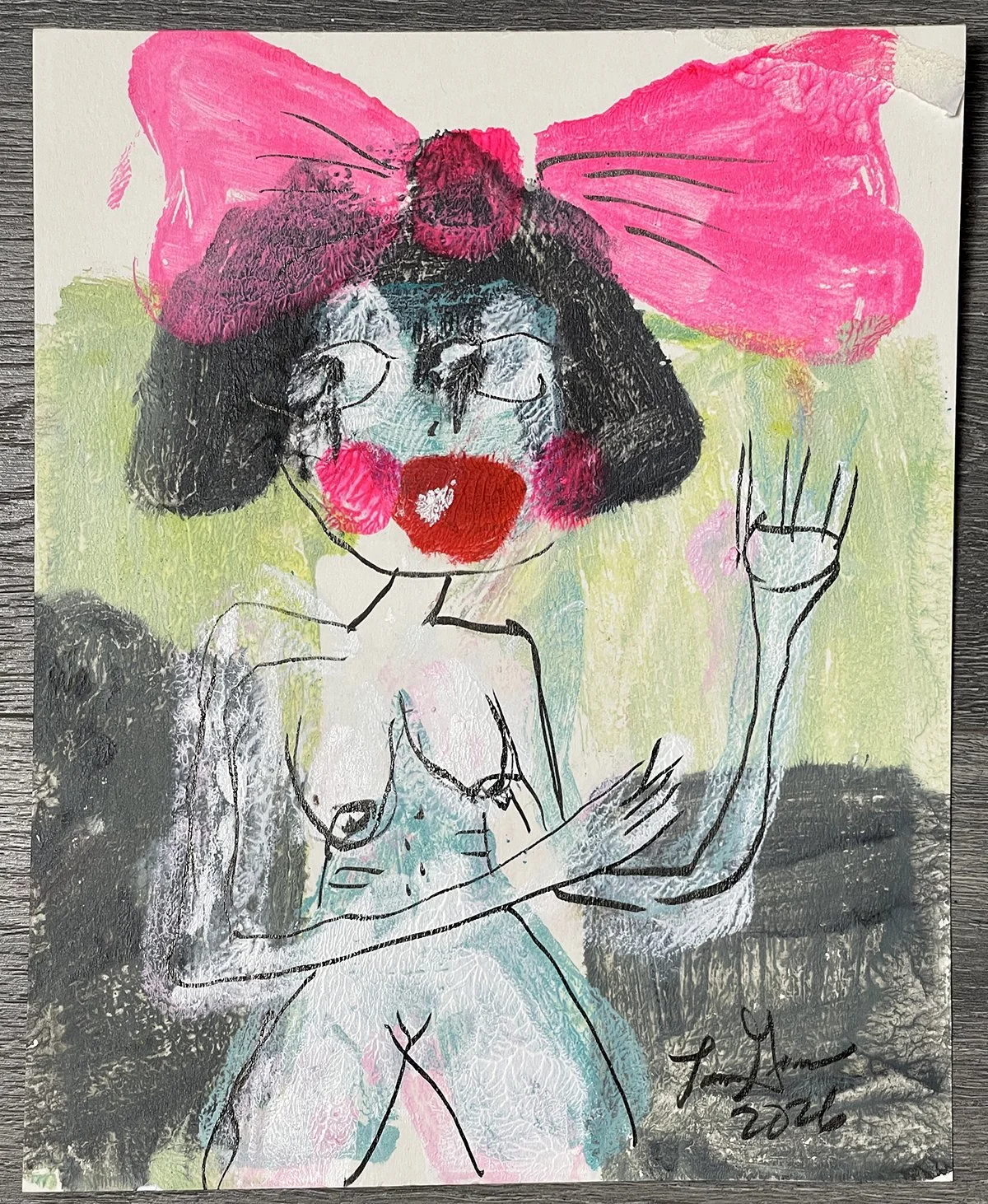 Abstract Portrait Painting Series