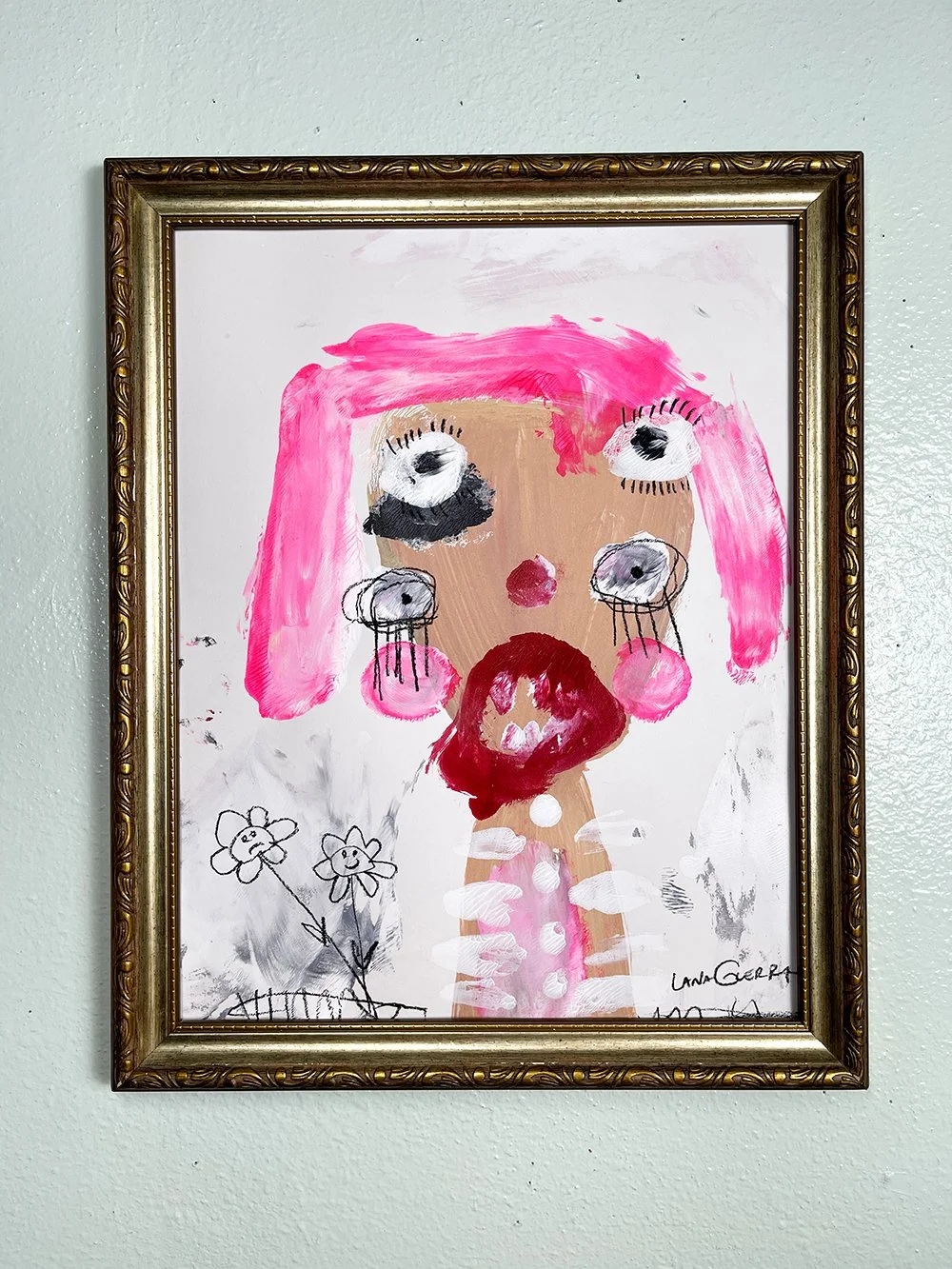 Abstract Clown Portrait Series