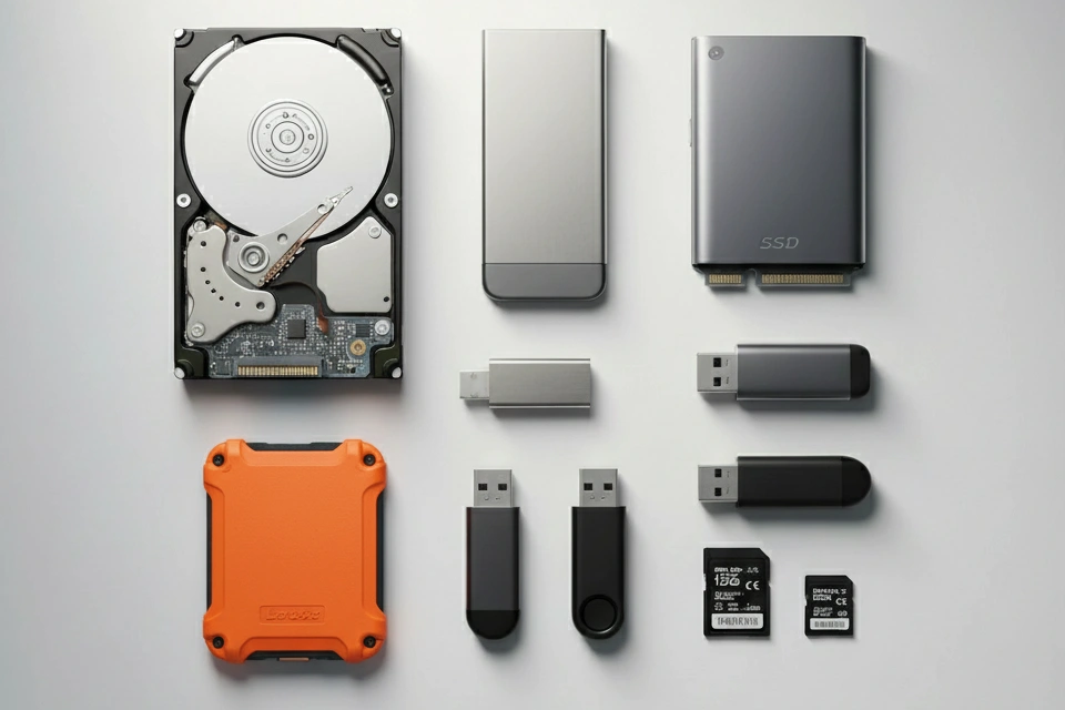 External hard drives, SSDs, and USB storage — all searchable with Dexxer’s offline macOS indexing.