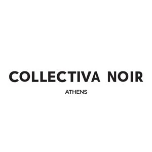 Text reading 'Collectiva Noir Athens' on a white background.