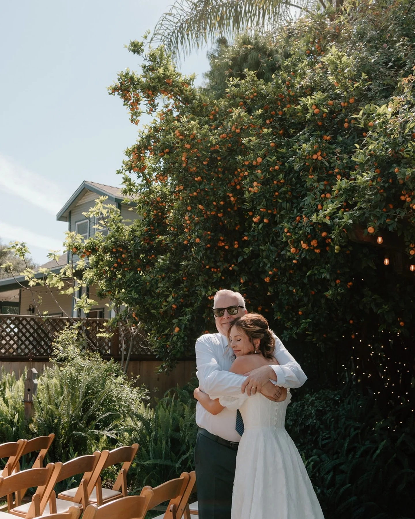 some color from jackson &amp; jen&rsquo;s garden party wedding day 🍊🥝🌻🌸🌳