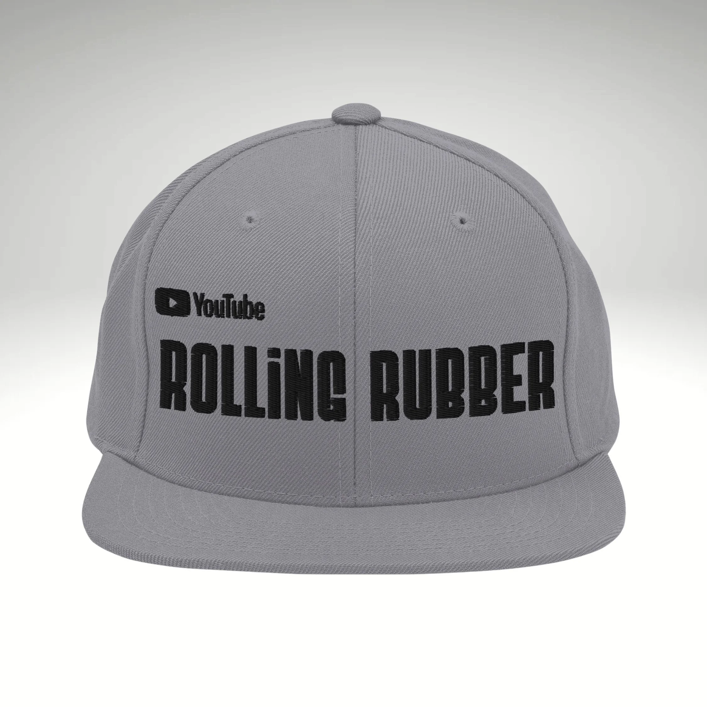 Blacktop Snapback Lid - Silver or White.