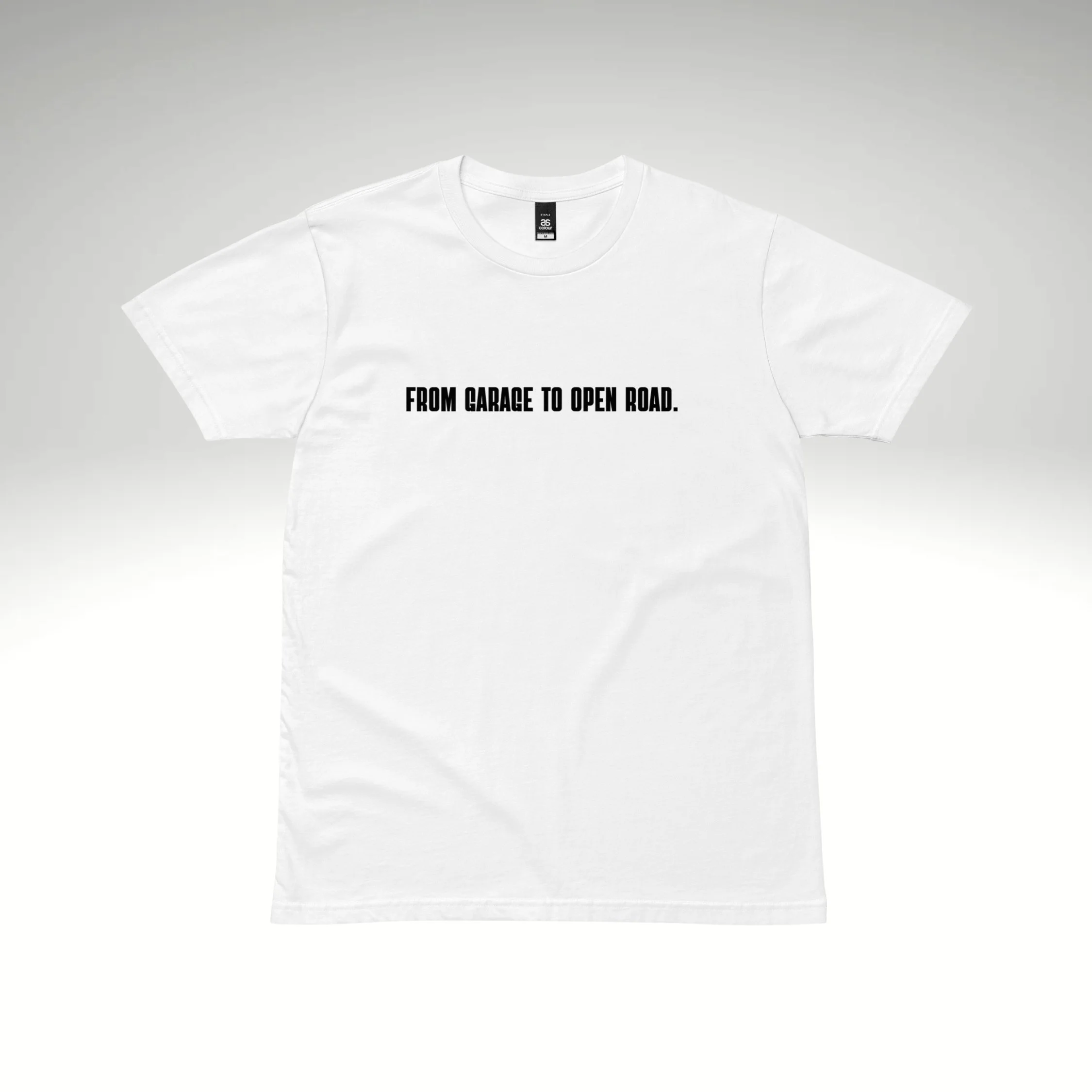 Garage to Open Road Tee - White.