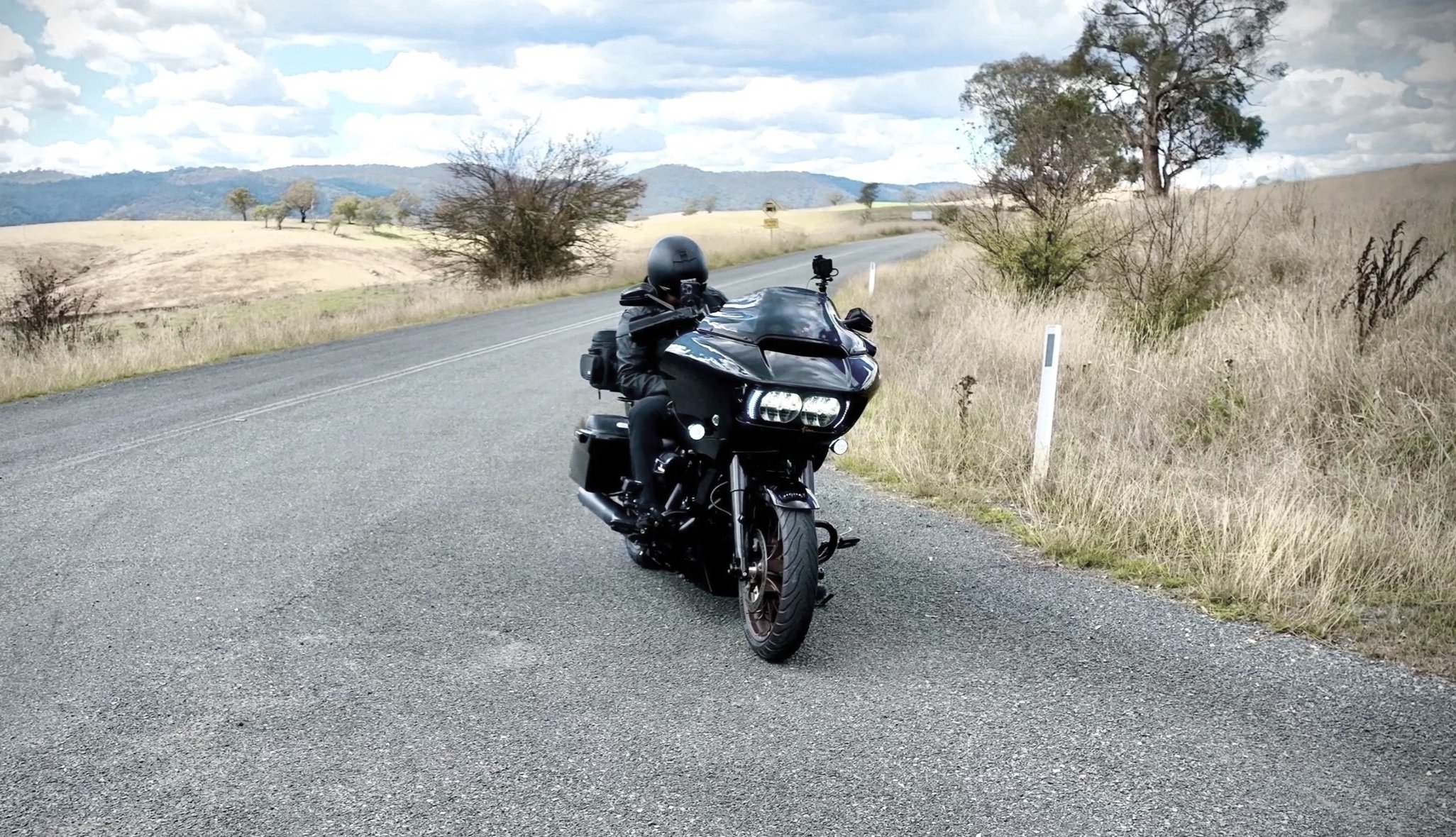 Road to Nowhere on a Harley-Davidson Road Glide ST