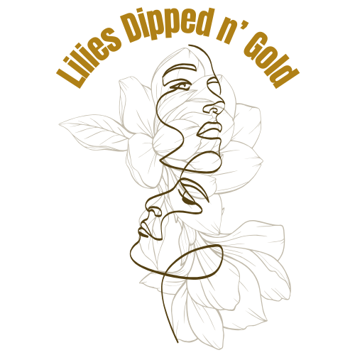 Lilies Dipped in Gold
