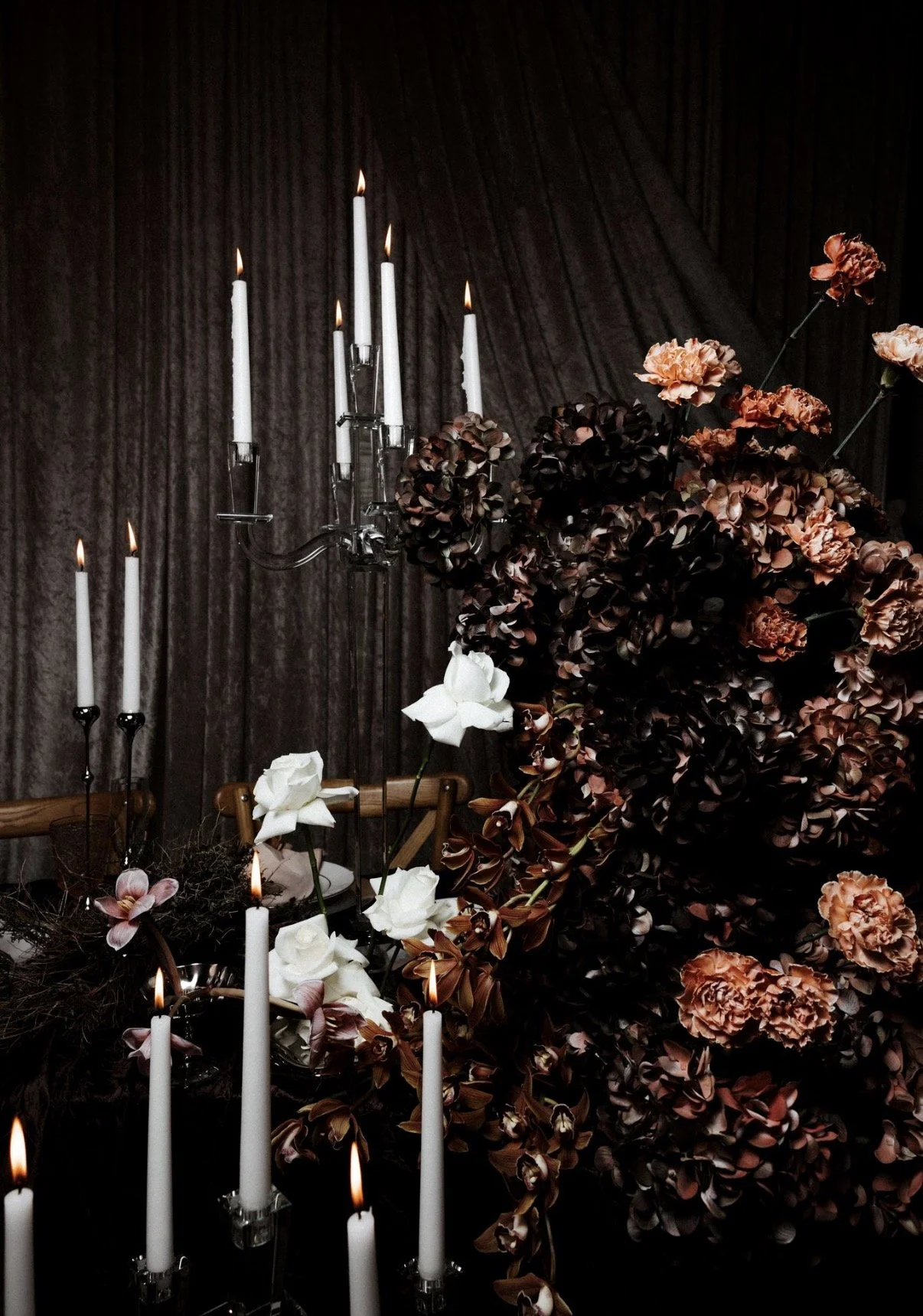 CHOCOLATE AND CHROME WEDDING