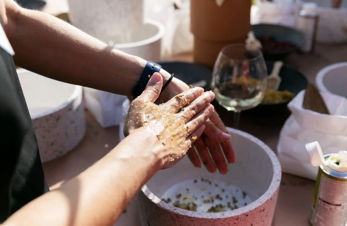 HANDWASHING STATION LA CAILLE NATIVE PEAK PRODUCTIONS DMC WEDDING PLANNER