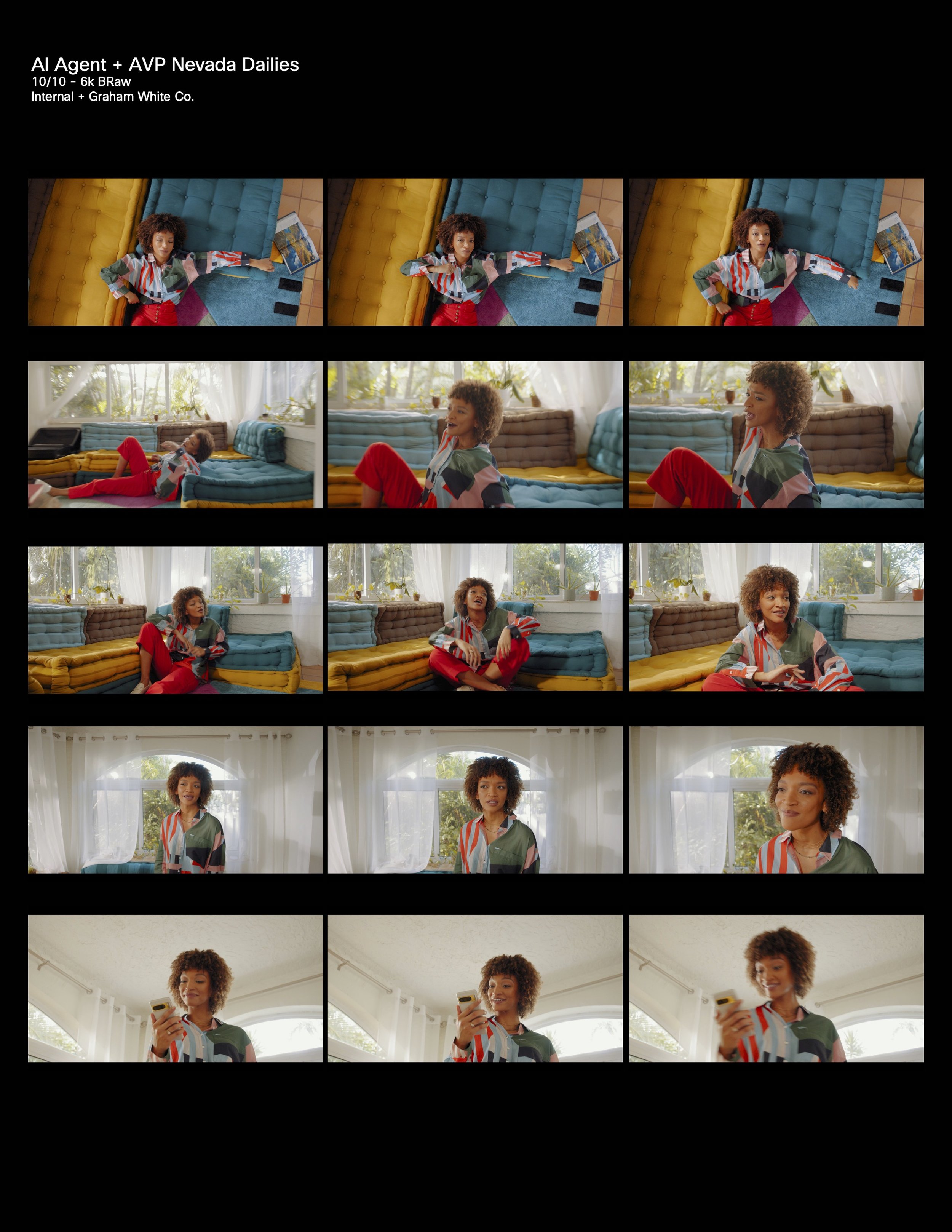 Lifestyle photography by ST Davis for Cisco — woman in naturally lit interior with phone, part of a commercial campaign series