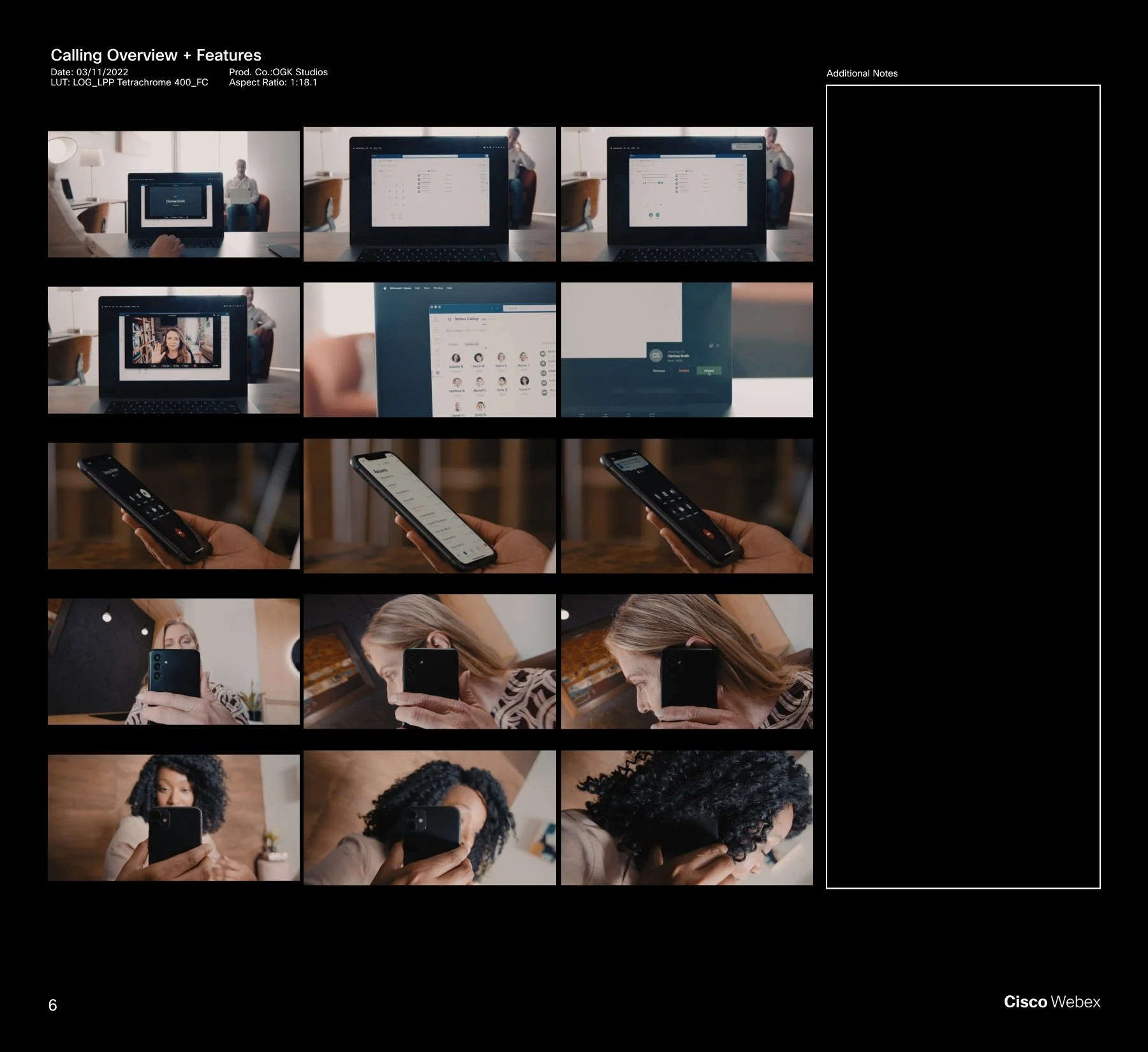 Cisco commercial directed by ST Davis — cinematic portrait sequence of a professional on a call, shot across varied lighting conditions with macro detail