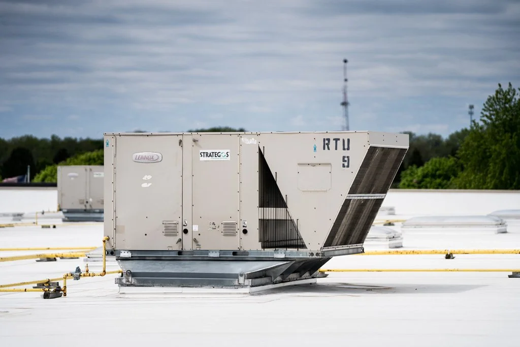 HVAC rooftop air conditioning unit