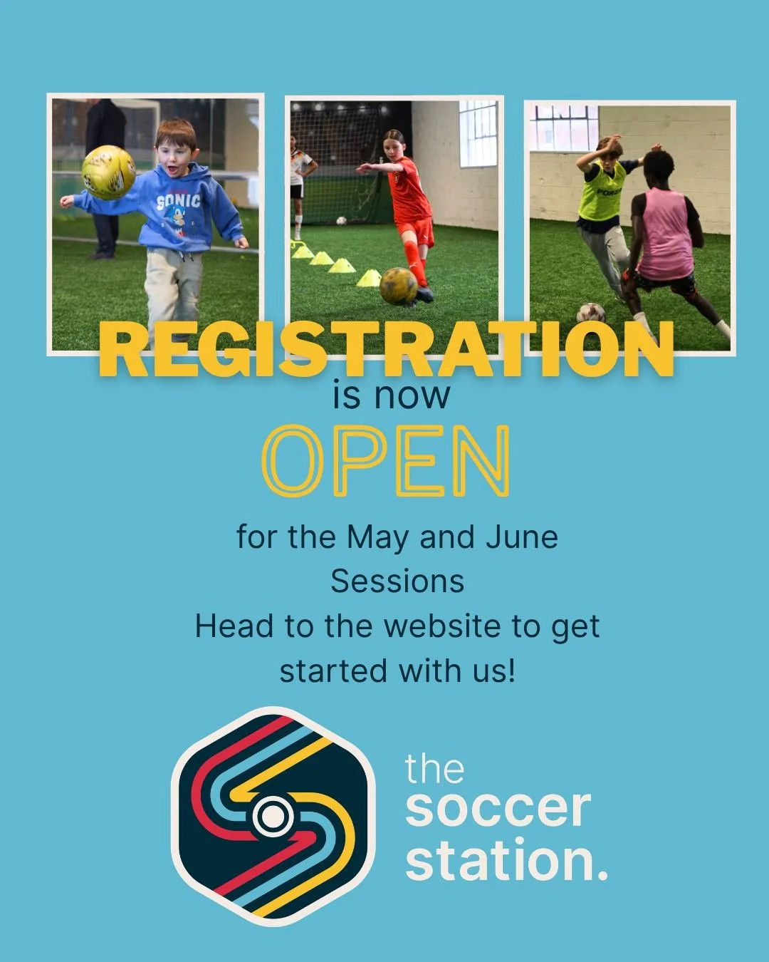 Our May/ June schedule is now live. 
Lots of options for all ages! 
New schedule flexibility to accommodate the outdoor season!

⚽small group training/ positional clinic/ new to soccer programs
⚽ wether you are new to soccer or a youth athlete, we wi