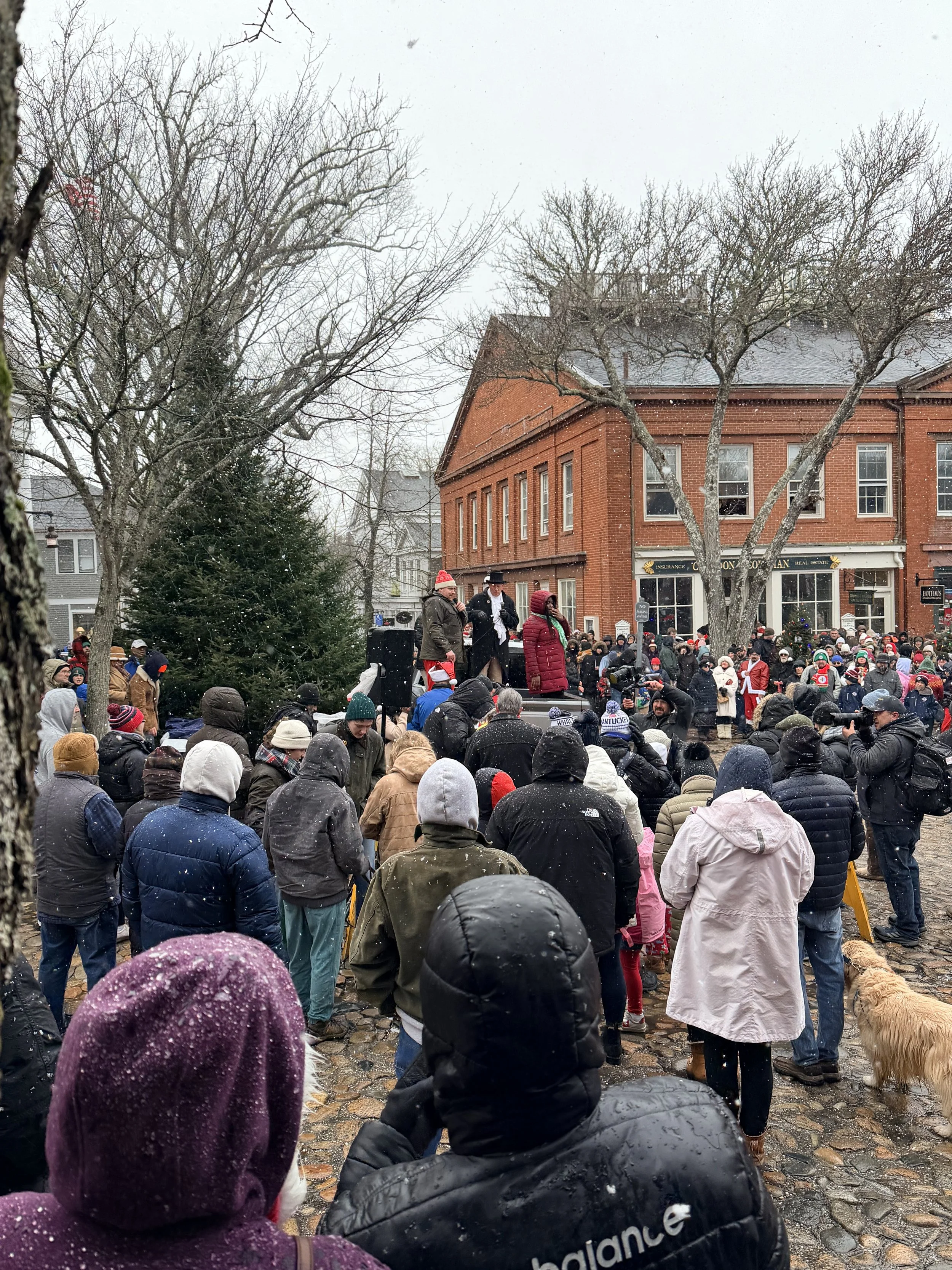 Nantucket Christmas Stroll Drawing