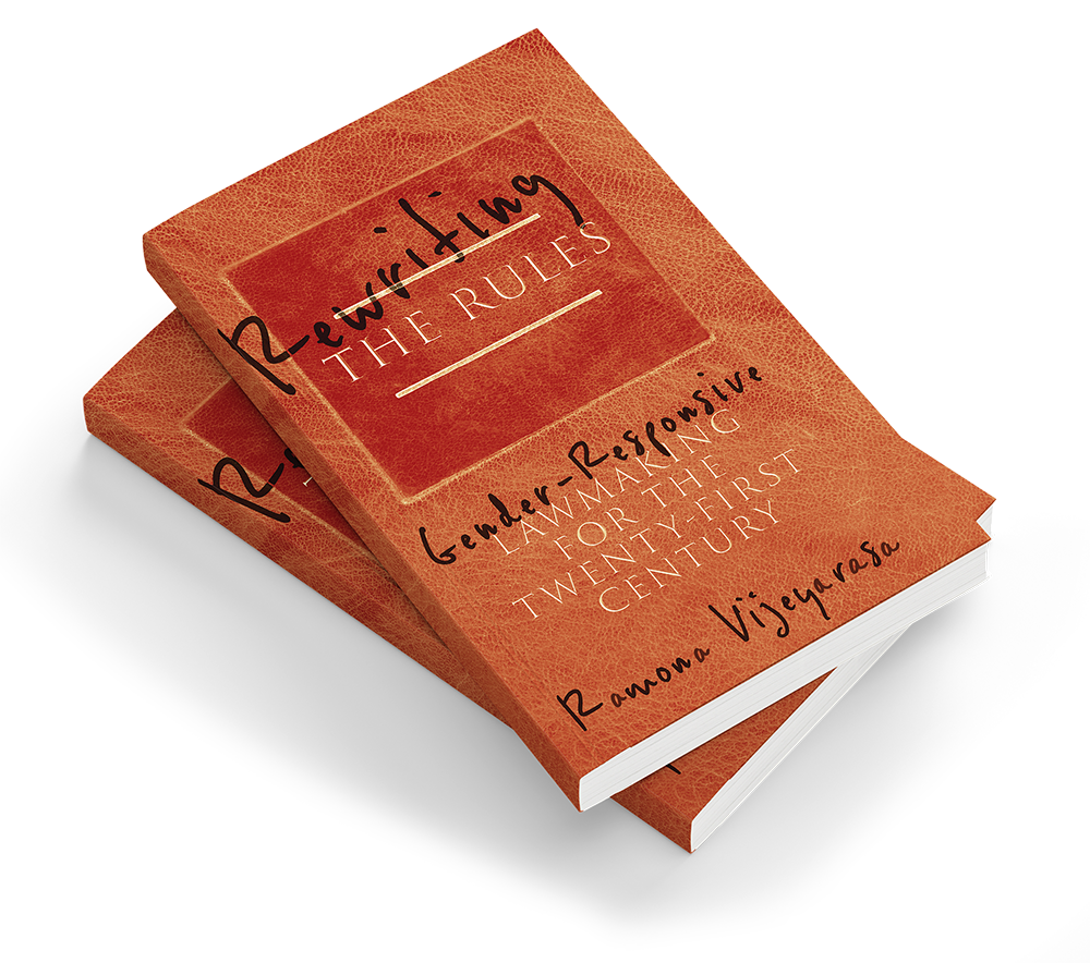 Two copies of the book 'Rewriting the Rules'  stacked