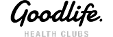 Goodlife Health Clubs logo featuring the words 'Goodlife' and 'Health Clubs'.
