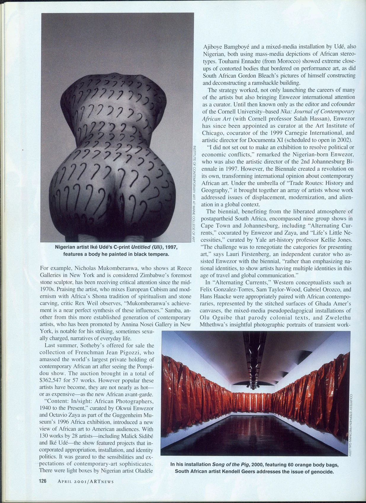 ART NEWS April 2001 pg.126.jpg