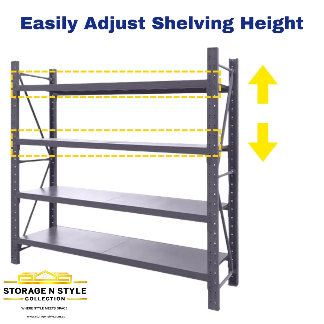 'CHARCOAL' Garage Shelving