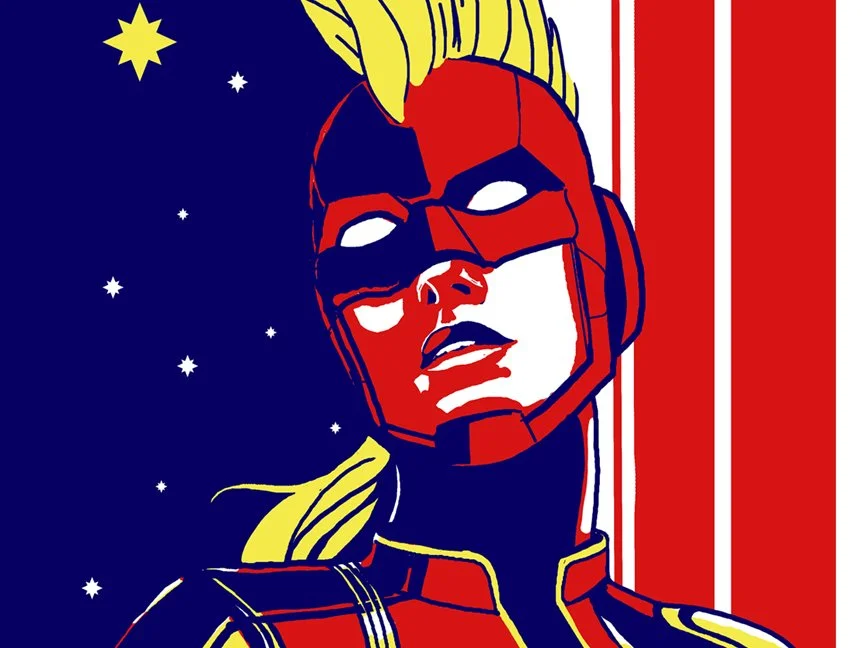 Marvel Studios | Captain Marvel Crew & Marketing Designs