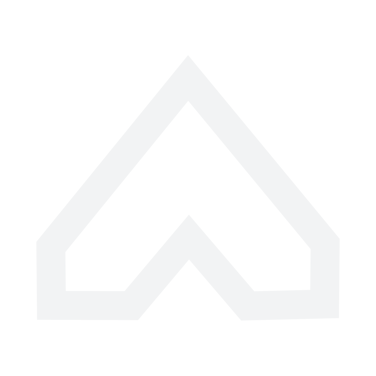 A black logo featuring a stylized arrow pointing upward and a hexagon outline, with a smaller arrow inside.