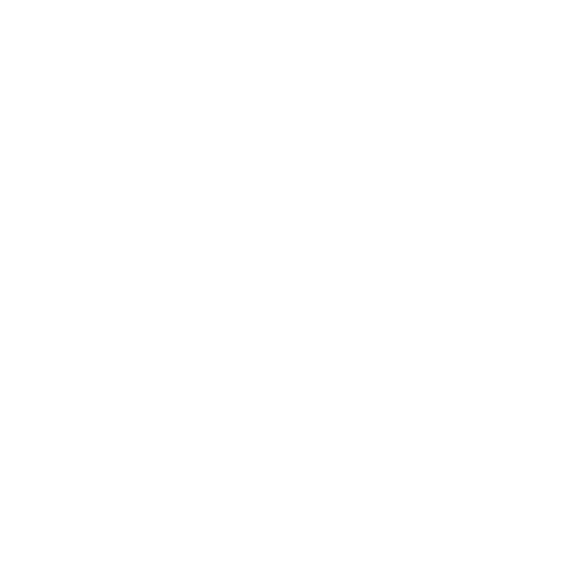 A black background with a stylized white arrow pointing upward, created with a thick outline.