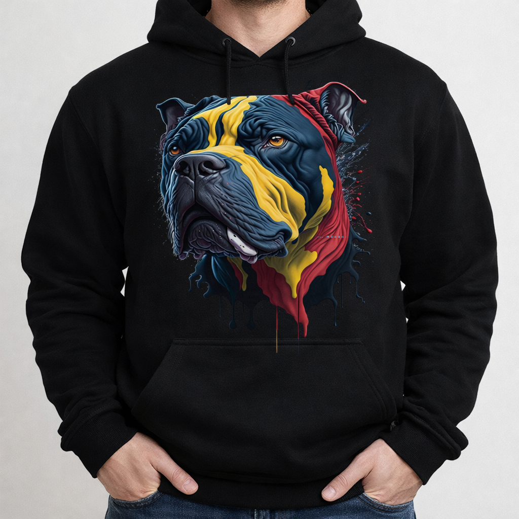 Tri-Color Titan Bulldog Hoodie