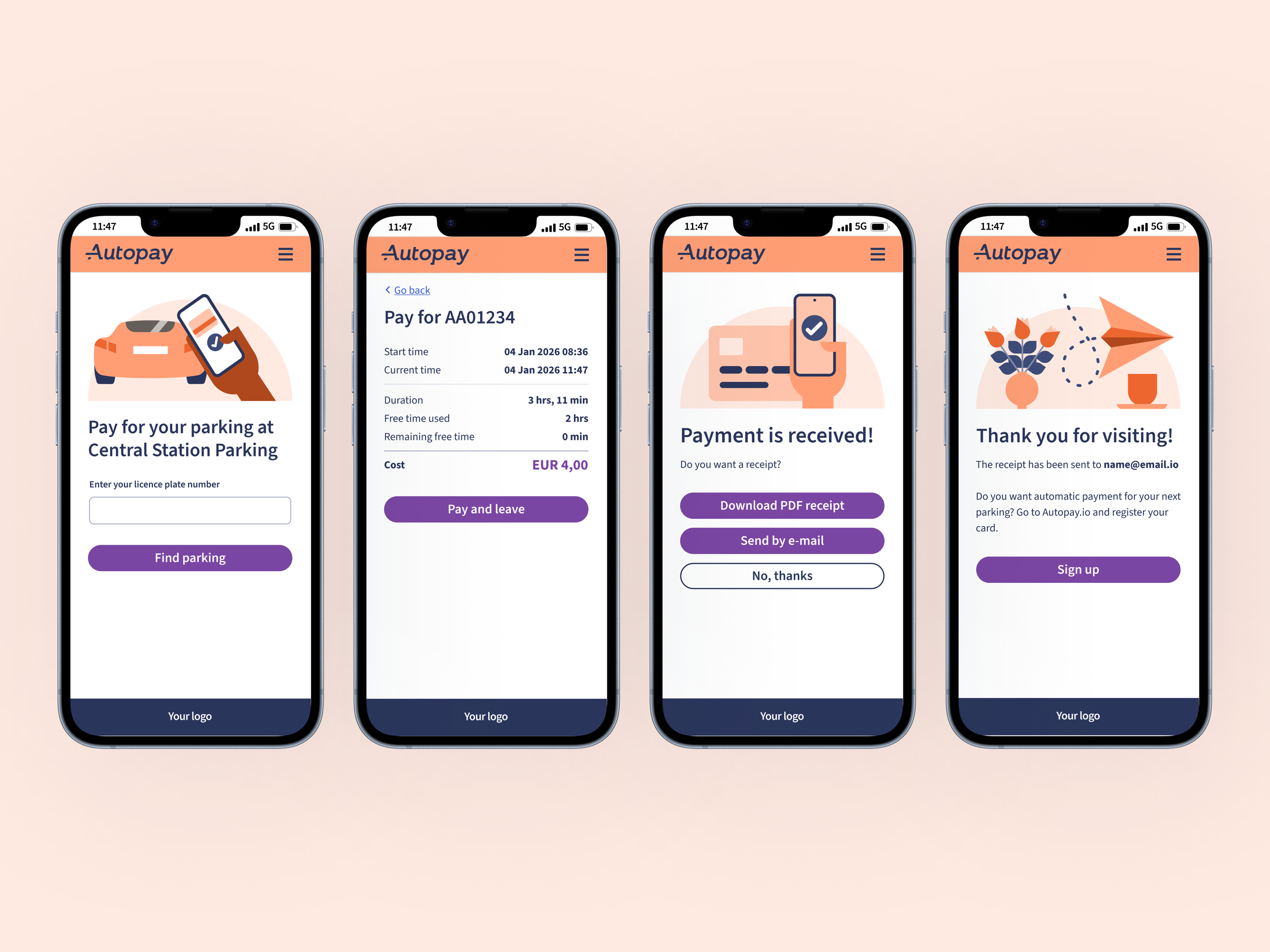 Step-by-step guide on how to pay with the AutoPay kiosk