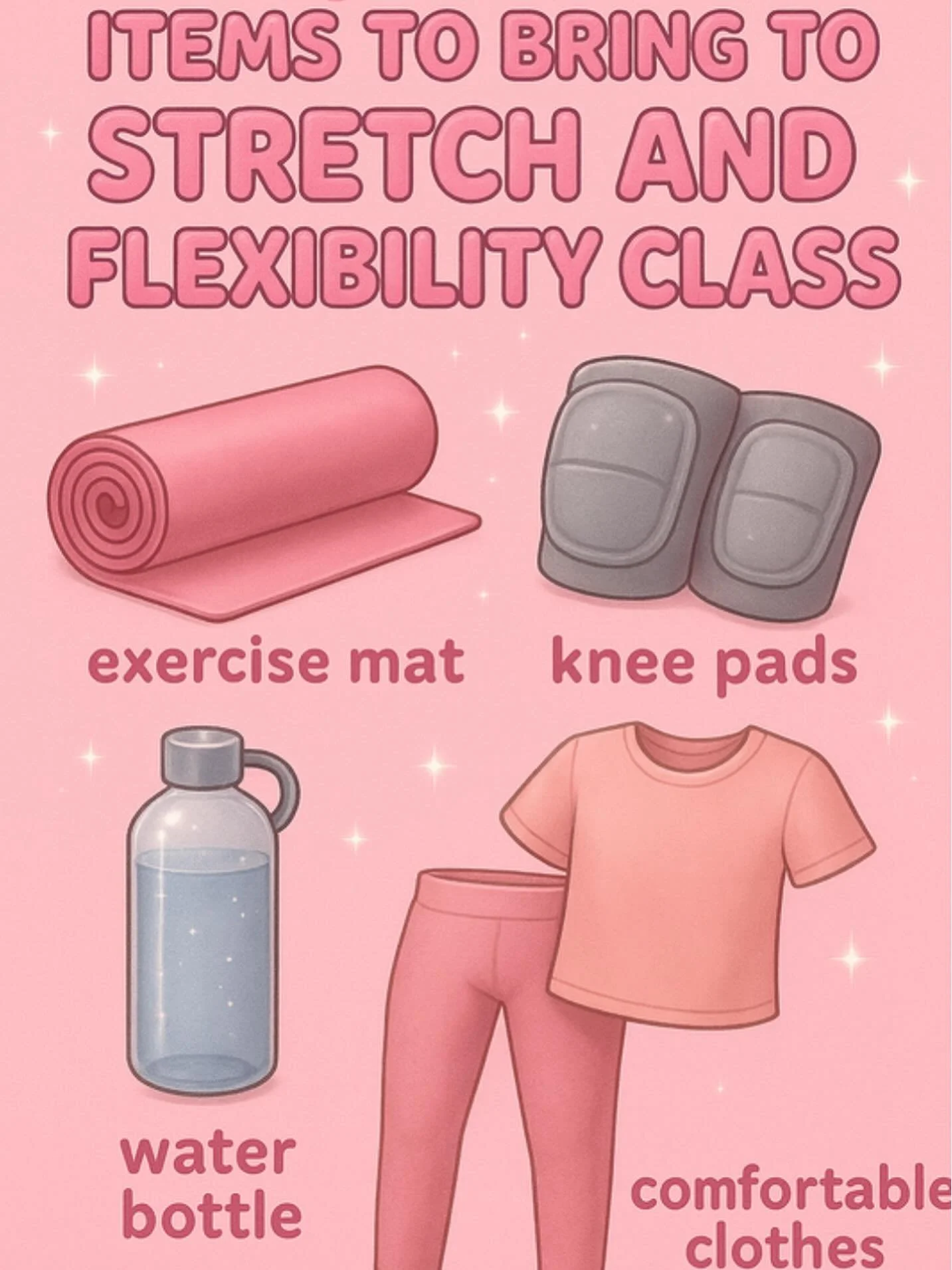 What to bring to tomorrow&rsquo;s class. Share with your sister who will be in class✨

Although tomorrow&rsquo;s class is sold out, 2026&rsquo;s schedule is up. A special event is coming in December also!💕

#faithandfitness #gracefullylis