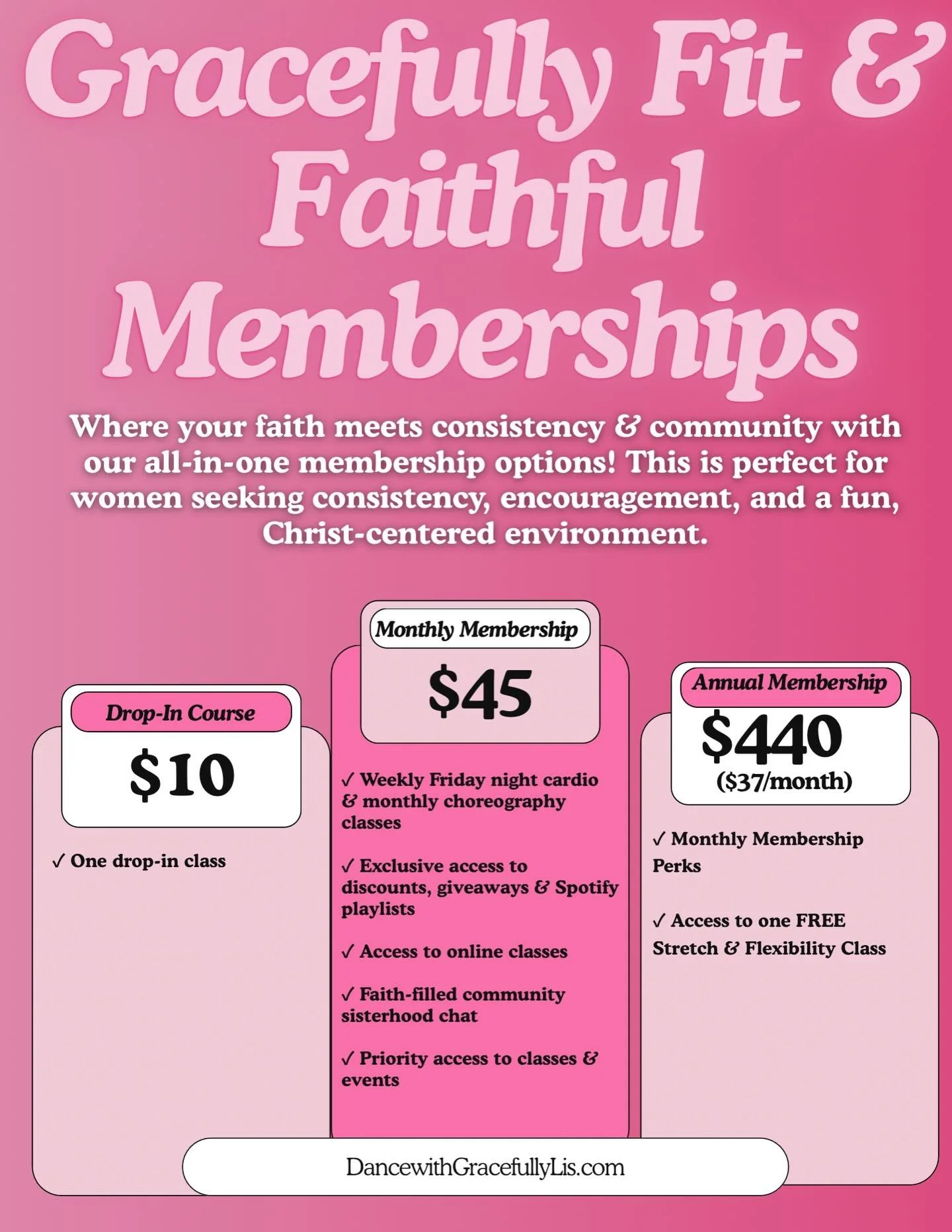 ✨ If you&rsquo;ve been craving consistency, community, and Christ-centered movement, this is your space. Starting February, we&rsquo;ll be meeting every Friday from 7:30&ndash;8:30 PM at Ballet Theatre of Phoenix for our weekly Christian dance cardio