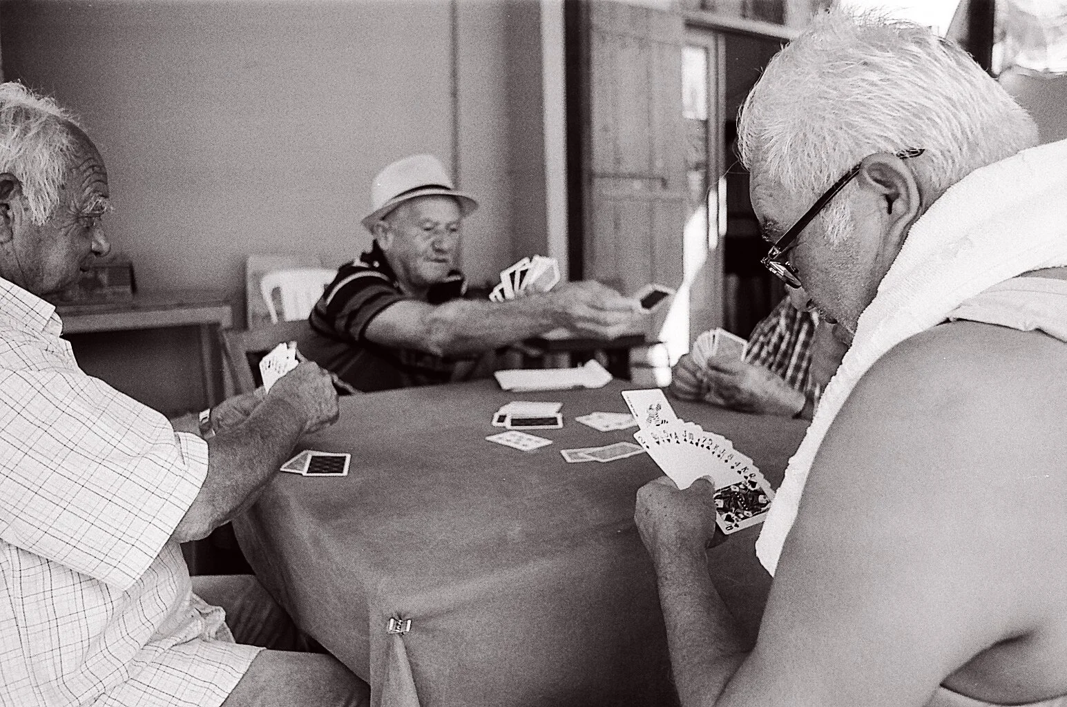 Cyprus island - Playng cards on the turkish side