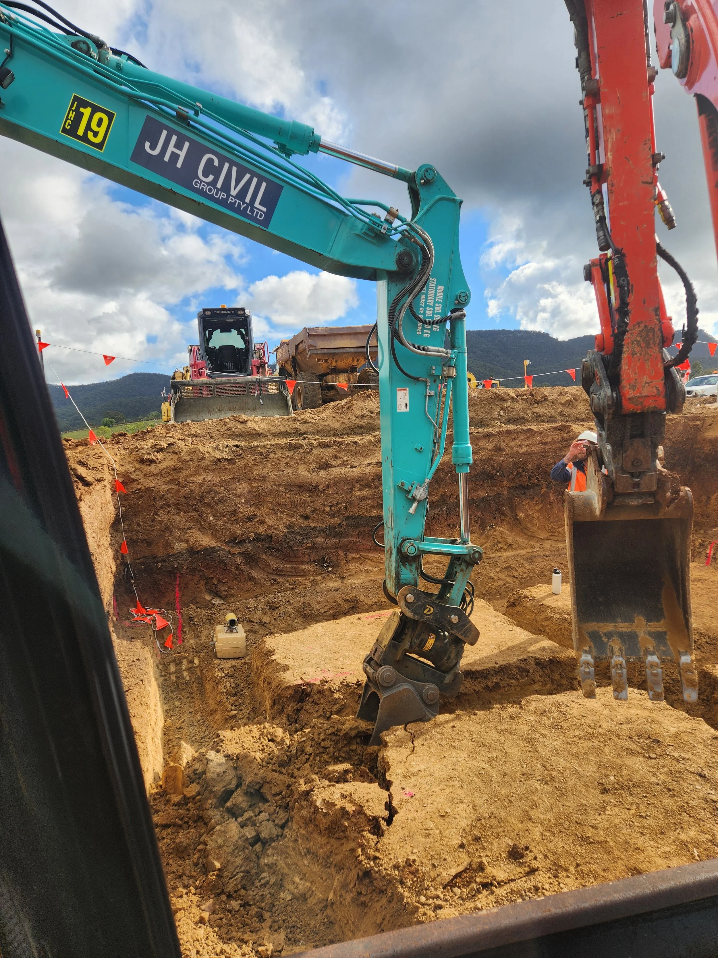 JH Civil machinery at work