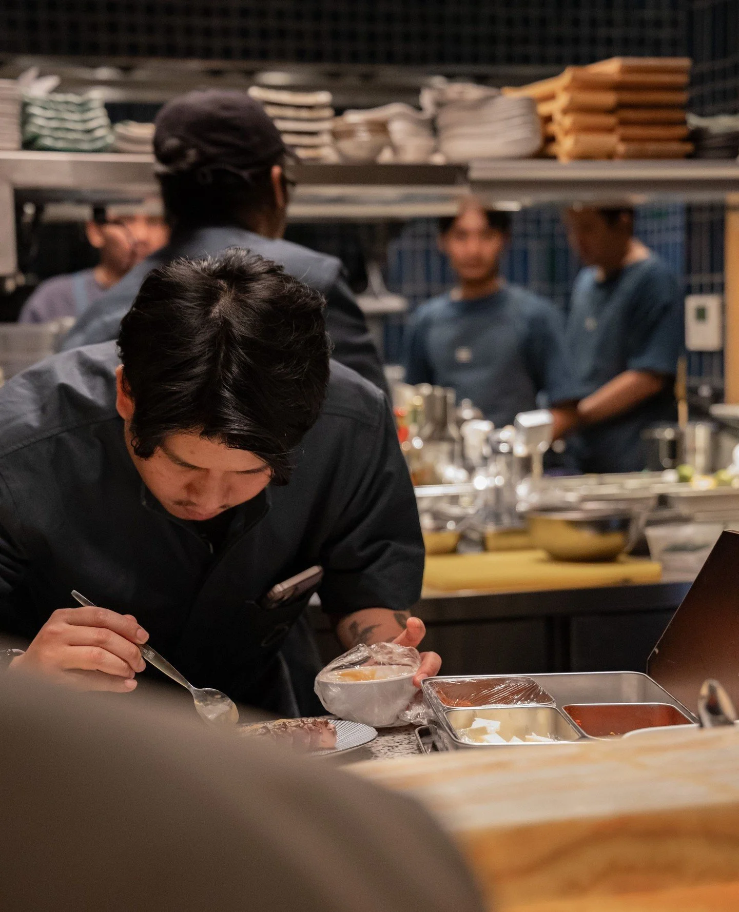 Hands moving with purpose. Flavors built layer by layer.⁠
⁠
Our team brings discipline, technique, and contemporary Japanese soul to every service.⁠