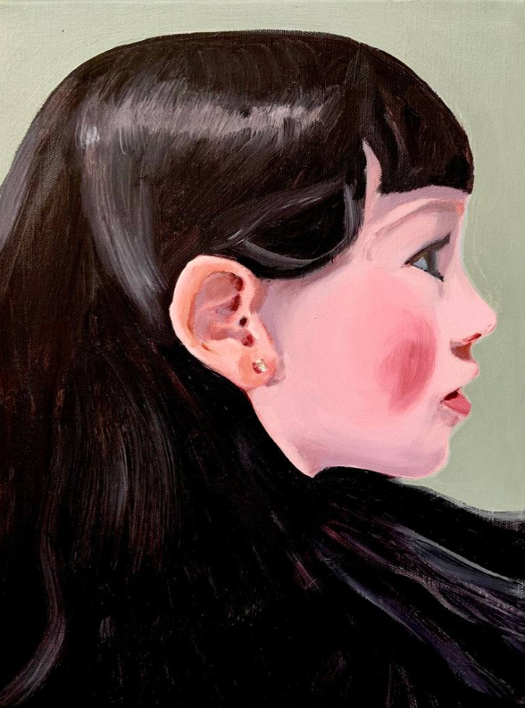 Original painting, "So I'm Like Painting", Oil on canvas, 30x 40cm