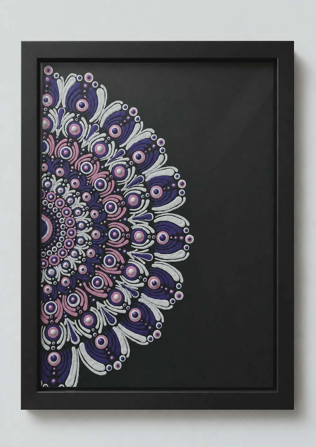 Mandala Painting A4 (FRAME NOT INCLUDED)  - One Of A Kind Artwork