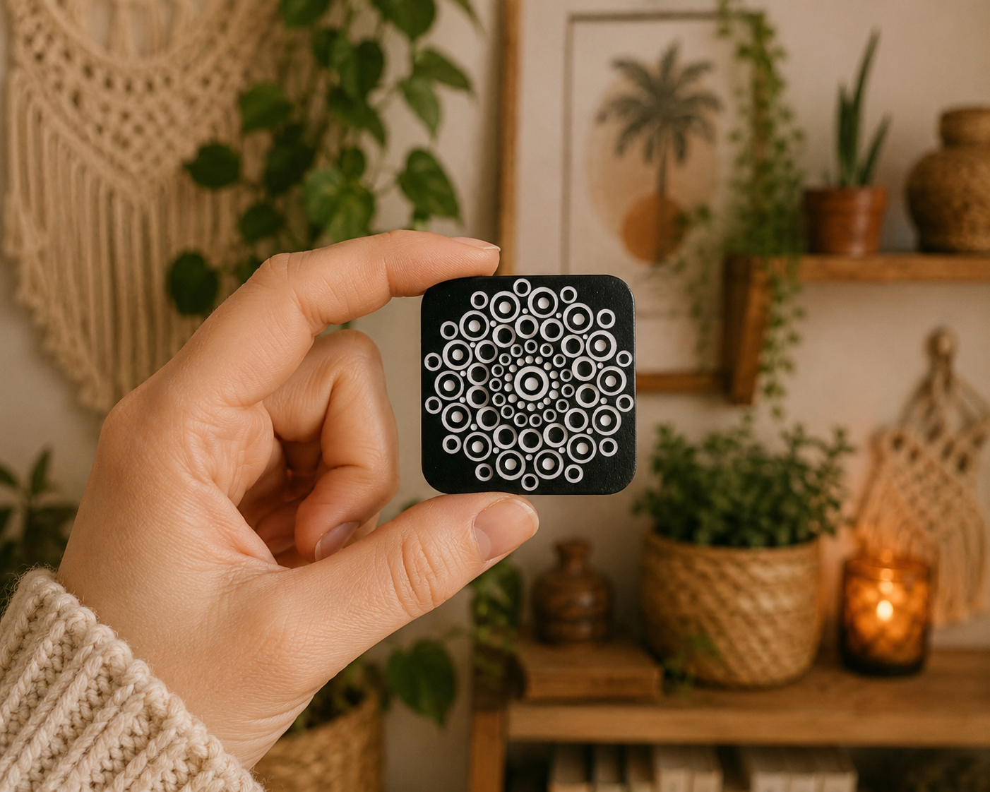 Mini Mandala Fridge Magnet - Only One Available