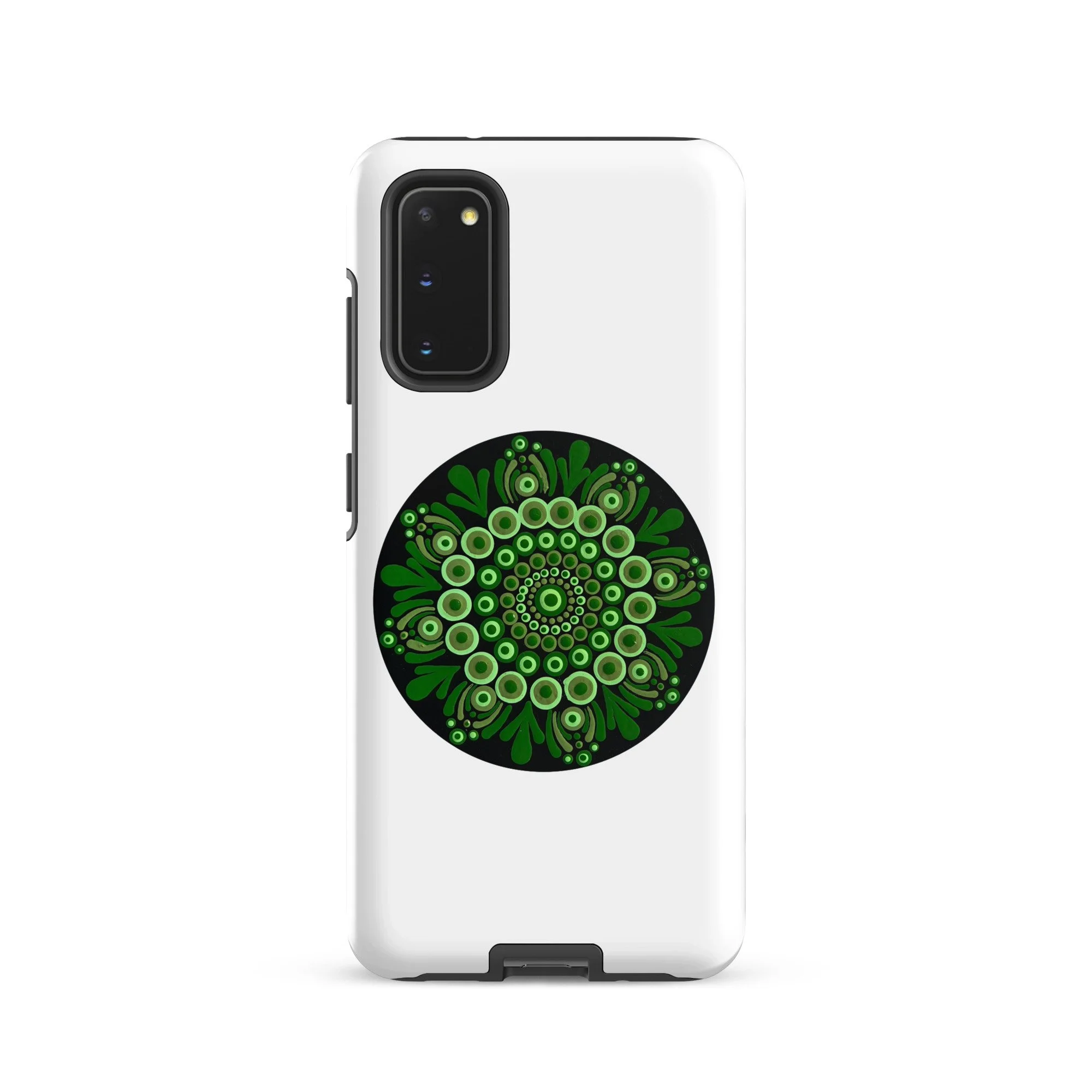 Tough Case For Samsung Green Mandala