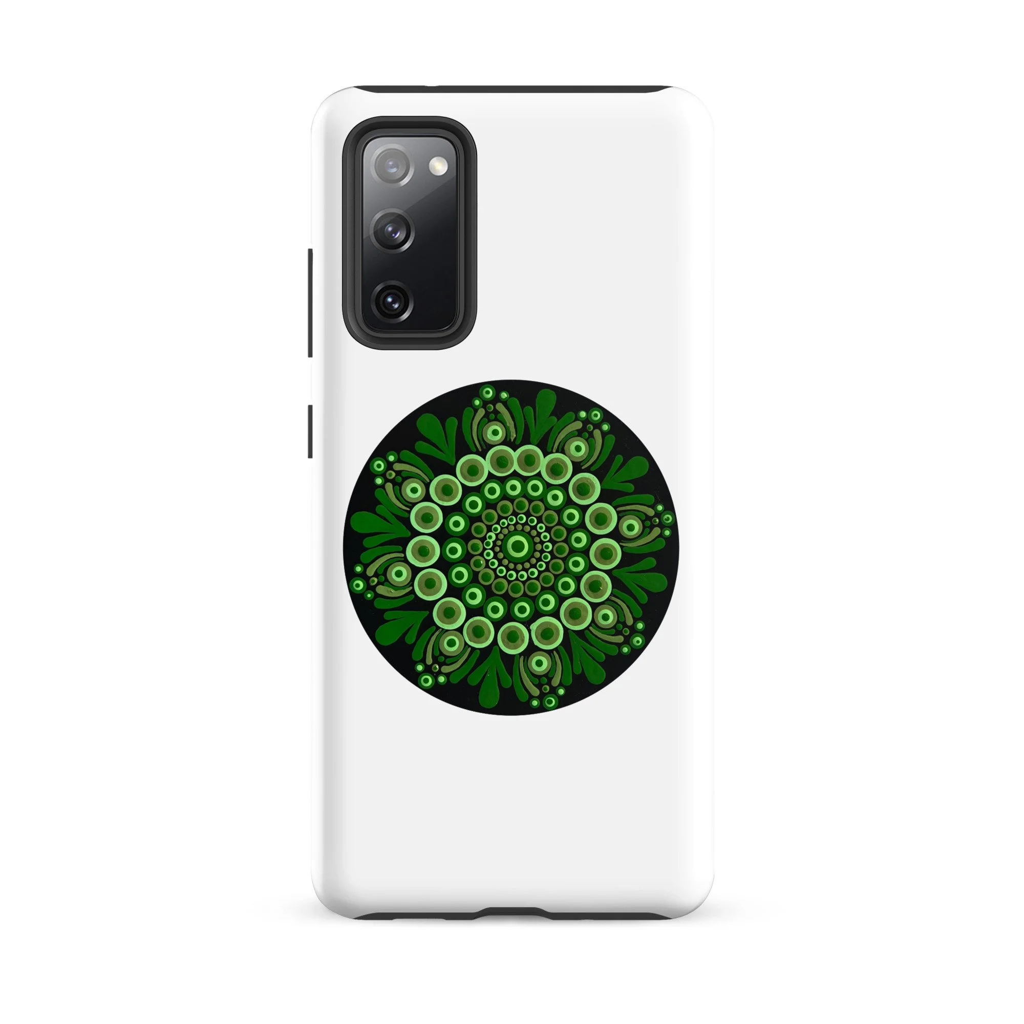 Tough Case For Samsung Green Mandala