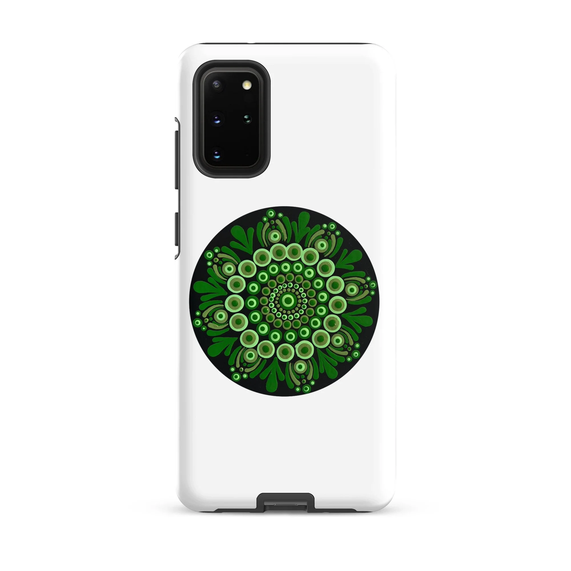 Tough Case For Samsung Green Mandala