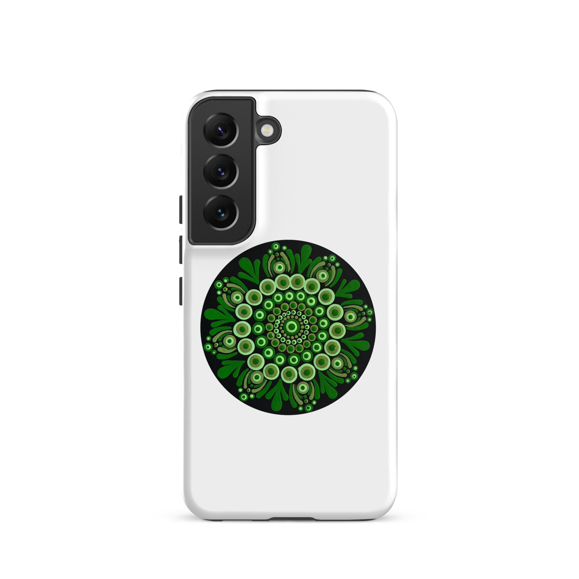 Tough Case For Samsung Green Mandala