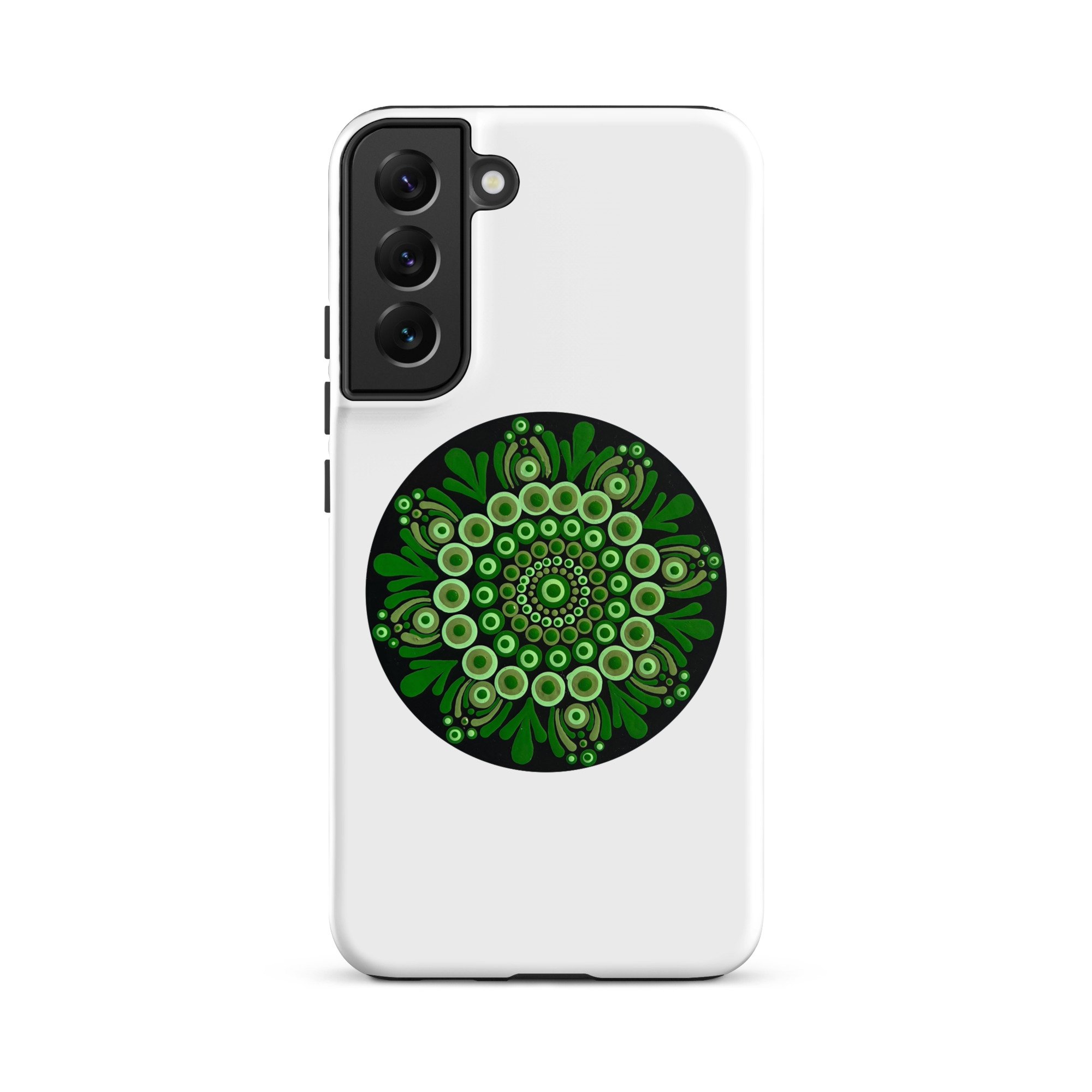 Tough Case For Samsung Green Mandala