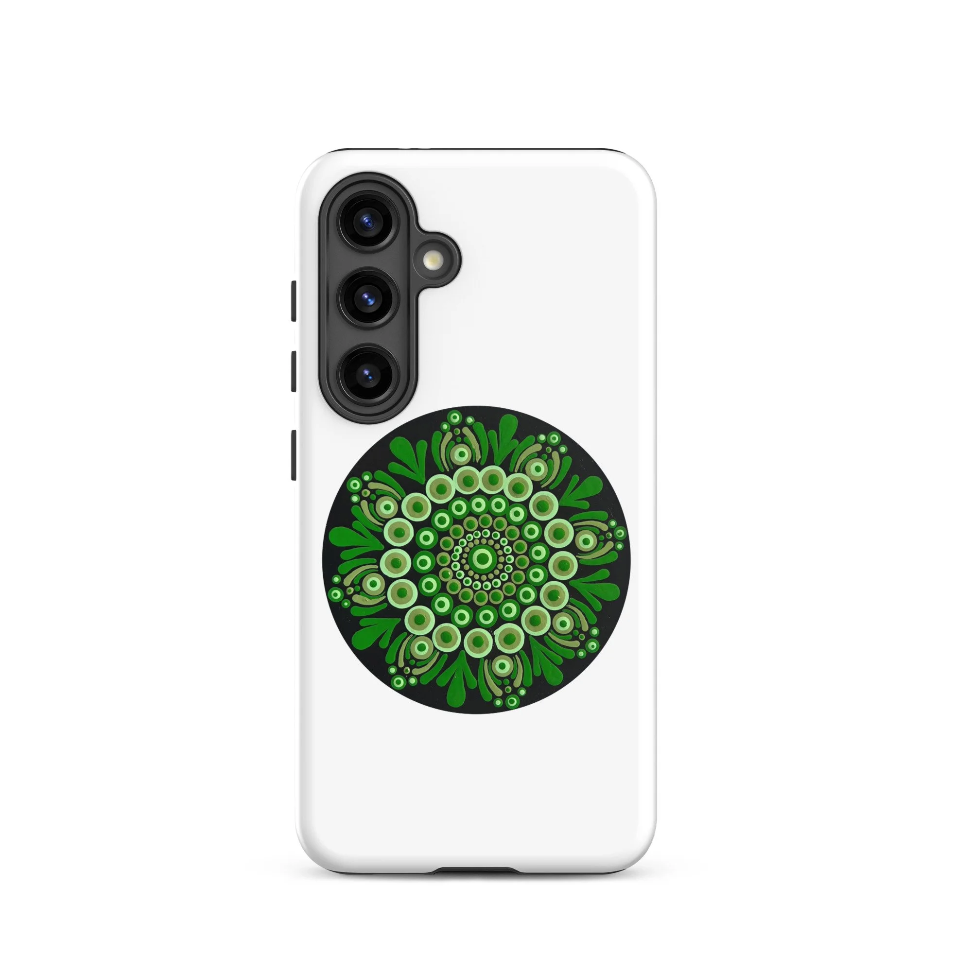 Tough Case For Samsung Green Mandala