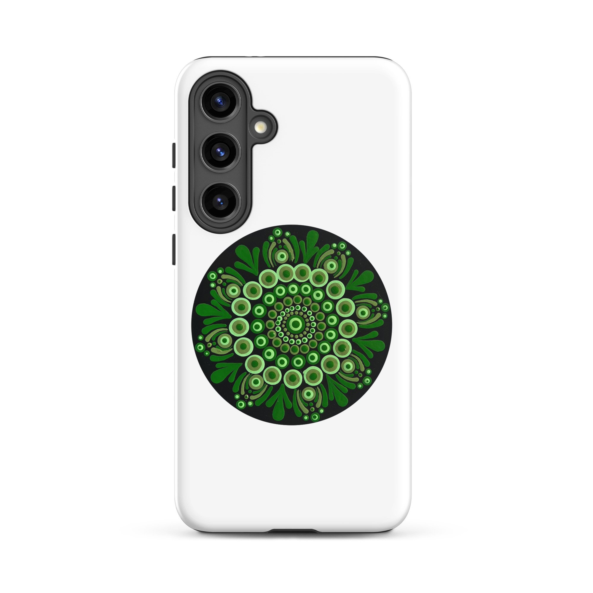 Tough Case For Samsung Green Mandala