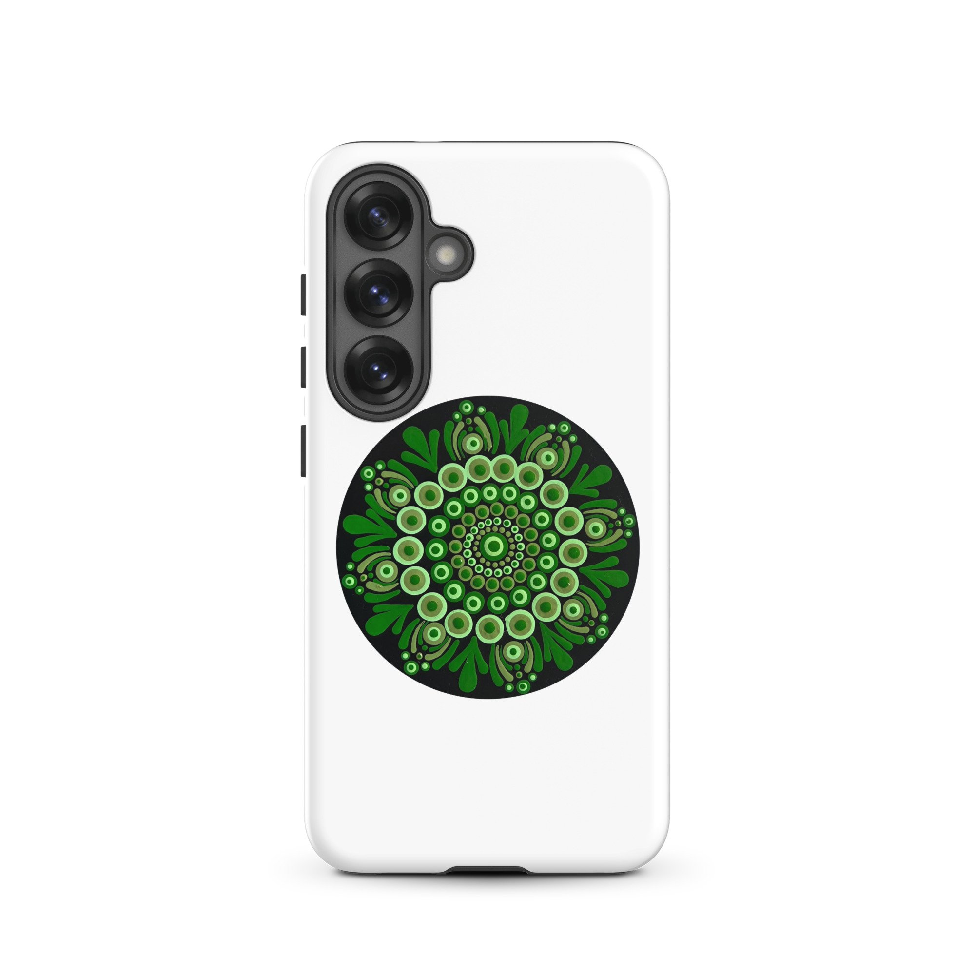 Tough Case For Samsung Green Mandala